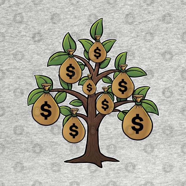 Money Tree Dollars by Graphic Garden